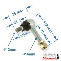 Snodo sospensione superiore per Quad 350F1 Bilder 1