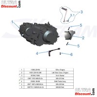 Motor 125cc Euro3 per Skyteam T-Rex (Nero) Bilder 2