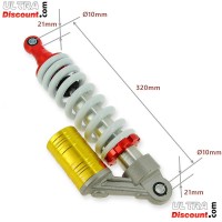 Ammortizzatore per quad 200cc (lunghezza 320mm)