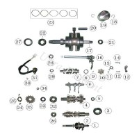 Cuscinetto motore per quad Shineray 200cc STIIE - STIIE-B (Ø:35 - 6202)