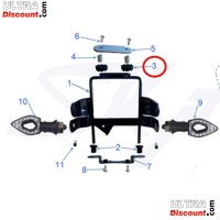 Supporto faro Silent block per Skymini Skyteam 50-125cc