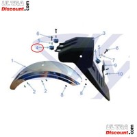 Supporto faro Silent block per Skymini Skyteam 50-125cc Bilder 2