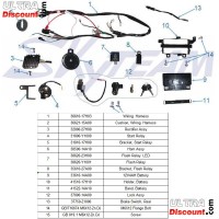 Cablaggio elettrico 3Dax per Skyteam Skymax 50 a 125cc EURO4 (prima 09-2017) Bilder 1