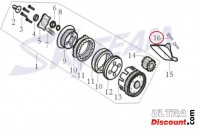 Vite per separatore di olio per frizione completa per motori Skyteam T-REX 125cc Bilder 1