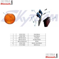 Staffa catarifrangente posteriore per Skyteam Skymax Bilder 1