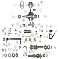 Dado per pignone di trasmissione per quad Shineray 300 STE - ST-4E Bilder 3