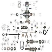 Dado per pignone di trasmissione per quad Shineray 300 STE - ST-4E