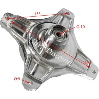 Mozzo Tuning Anteriore-Posteriore 10mm per PBR 50-125cc (Chrome)