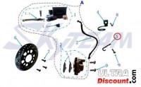 Pinza del flessibile freno per Skyteam Trex Bilder 1