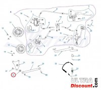 Rondella in gomma per freni Skyteam T-Rex 125cc Bilder 1