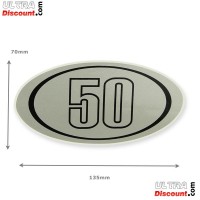 Adesivo 50cc per Skymini (grigio-nero) Bilder 1