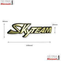 Adesivo in plastica con logo SkyTeam per serbatoio Dax Skymax