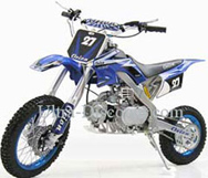 Pit Bike 125 cc AGB27 (tipo 4, blu) 