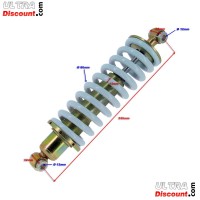 Ammortizzatore posteriore bianco per Quad Shineray 200ST-9 (335mm) Bilder 1