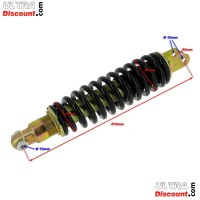 Ammortizzatore posteriore 370mm per Quad Shineray 250ST-9C (Nero) Bilder 1