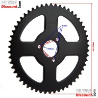 Corona rinforzata 54 denti per Catena Grande 3T (TF8) (tipo 1)