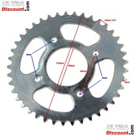 Corona rinforzata a 41 denti per Pit Bike (tipo 1, 420)