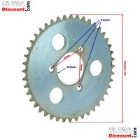 Corona rinforzata 44 denti per Catena Grande 3T (TF8) (tipo 3) Bilder 1
