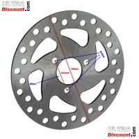 Disco freno 120mm per mini moto (tipo 2) per Parti per mini scooter Bilder 1