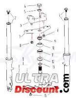 Cuscinetti forcella per Skyteam E-mini (Coppia) Bilder 1