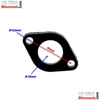 Traversino per pipa di immissione per Quad Shineray 150cc (XY150STE) Bilder 1