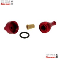 Filtro smontabile benzina Alta Qualità (tipo 1) Rosso Bilder 1