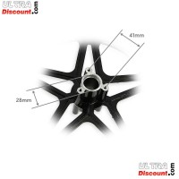 Cerchio posteriore nero per mini moto cross (10'', tipo 1) Bilder 1
