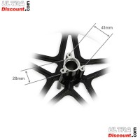 Cerchio anterior nero per mini moto cross (10'', tipo 1)