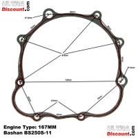 Kit di guarnizioni per Quad Bashan 250cc (BS250S-11)