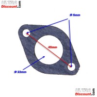 Guarnizione per pipa di immissione Scooter 125cc