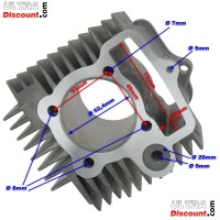 Kit cilindro in alluminio per Quad 110cc (1P52FMH )