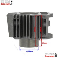 Kit cilindro in alluminio per Pit bike 110cc (1P52FMH ) Bilder 2