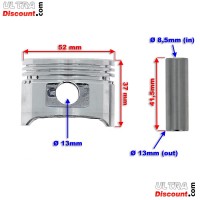 Kit cilindro in alluminio per Pit bike 110cc (1P52FMH ) Bilder 3