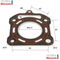Kit guarnizioni per motore 200cc a raffreddamento liquido Bilder 1