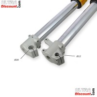 Steli forcella di Alte Qualità 800mm, regolazione doppio, asse di 12/20mm - Oro Bilder 1