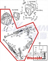 Testata completa 125cc per Bubbly Skyteam