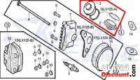 Coperchio testata Motori 125cc per Dax Skyteam Bilder 1