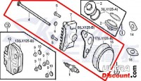 Carter destro per coperchio della testata 125cc per Monkey Gorilla