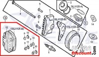 Coperchio della testata completa 125cc per Dax Skyteam Bilder 1