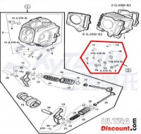 Accessori per culatta del motore per Monkey Gorilla 50cc