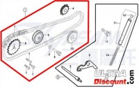 Kit catena di distribuzione 50cc per Bubbly Skyteam Bilder 1