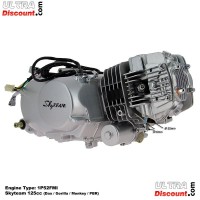 Motore Dax Skyteam 125cc 1P52FMI con motorino di avviamento elettrico (6-6B) Bilder 1