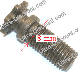 Pignone rinforzato 6 denti per mini moto a passo Americano catena TF8 (8mm) Bilder 1
