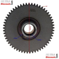 Pignone scatola cambio per Quad Bashan 200cc (BS200S-7, 57 denti) Bilder 1