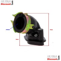 Pipa di immissione per Scooter Jonway YY50QT-28A 4 tempi Bilder 1