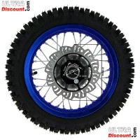 Ruota posteriore 12'' completa per Pit Bike AGB27 (blu, tacchetti da 12 mm) Bilder 1
