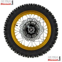 Ruota posteriore 12'' completa per Pit Bike AGB27 (oro, tacchetti da 12 mm) Bilder 1