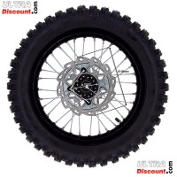 Ruota posteriore 14'' completa per Pit Bike AGB30 (nera)