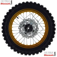 Ruota posteriore 14'' completa per Pit Bike AGB30 (oro) Bilder 1