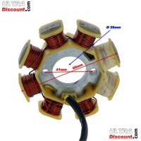 Statore per scooter cinesi 50cc, 4 tempi (4 cavi)